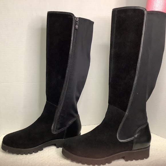 NWOT Donald Pliner hperwings black leather - Picture 4 of 10